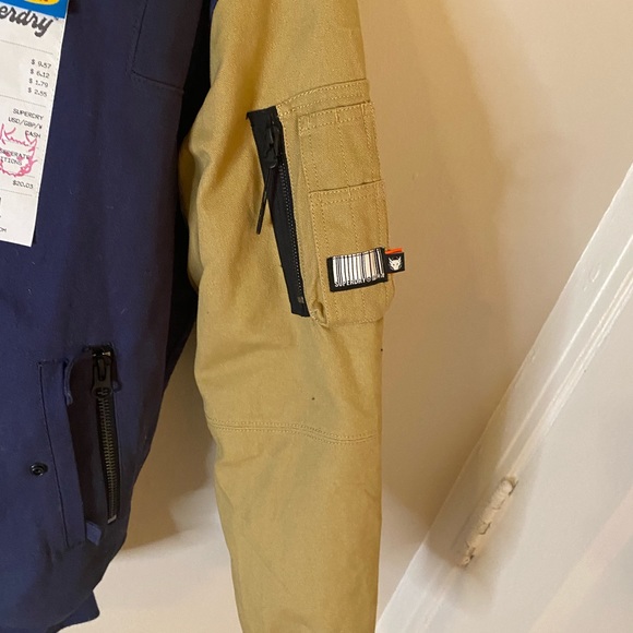 SUPERDRY mens bomber varsity jacket - Picture 6 of 6